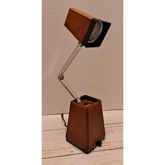 Vintage Underwriter Laboratories Pyramid Crane Neck Lamp | Retro-Futurism - Picture 11 of 16